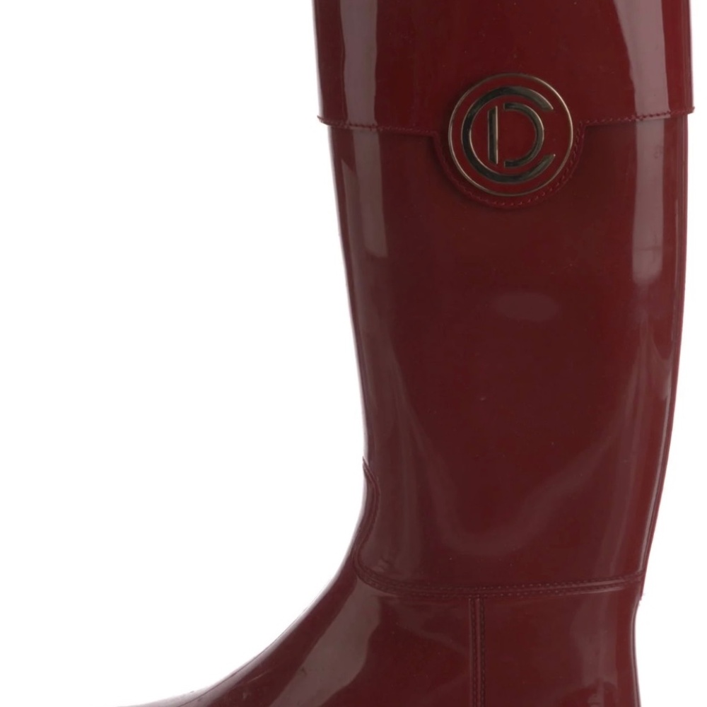 Christian Dior knee high rubber boots